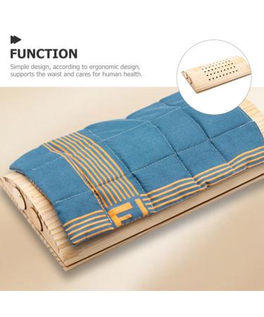 Exceart Sauna Head Support Pillow - Bamboo Lumbar Cushion & Massage Pillows for Neck & Back Pain Relief - Perfect Living Accessory - Buy Online on GoSupps.com