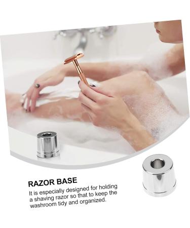 Hemoton Shaver Base - Premium Razor Stand for Men | Aluminum Alloy Razor Holder & Storage | Stylish Desk Organizer - Buy Online on GoSupps.com
