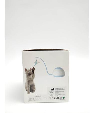 Pawaboo 2 in 1 Electric Cat Toys USB Rechargeable Automatic Cat Exercise Teaser Toy with 3pcs Replacement Indoor Interactive Cat Toy Pop and Play Feather Teaser Wand Toy for Cat Kitten Kitty Green - Buy Online on GoSupps.com