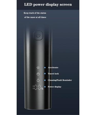 Buy IPX7 Waterproof Electric Razors for Men - Dual Circle Blade & LED Display | Fast International Shipping - Buy Online on GoSupps.com