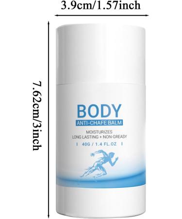  Generisch Anti-friction cream for men - 40 ml - Skin-protecting balm for dry and sensitive areas of the body - For sports cycling arms legs chest - Buy Online on GoSupps.com