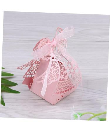 SHINEOFI 50pcs Pink Gift Boxes Wedding Candy Box 1 count (Pack of 1) Pink - Buy Online on GoSupps.com