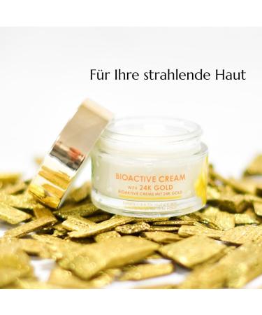 green idea green idea - Bioactive 24K Gold Cream - Luxury Care for Mature Skin - Conditioning - Anti-Ageing - Anti-Wrinkle - Face Moisturizing - Pure Gold Particles - Young Skin - 50 ml (2) - Buy Online on GoSupps.com