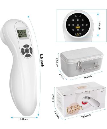 Handheld Illuminator Portable Home Pain Relief Device with Pulse Multi-Speed Adjustment for Knee Shoulder Back Joint and Muscle Pain Relief for Humans and Animals - Buy Online on GoSupps.com