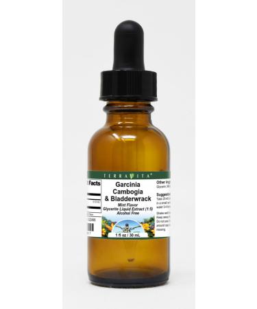 Garcinia Cambogia & Bladderwrack Glycerite Liquid Extract (1:5) - Mint Flavored (1 oz ZIN: 522496)