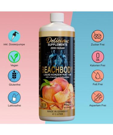 Delicious Beachbody Liquid Iced Tea Peach - Refreshing Flavor Healthy Hydration International Shipping - Buy Online on GoSupps.com