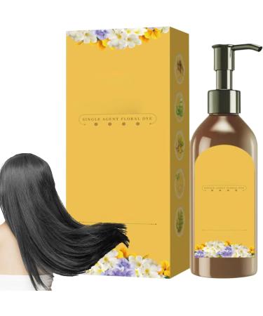 Dos colorant floral de dose de planche cong dient ingr dient actif individuel teinture -ingr dient actif actif shampooing couleur de cheveux rapide pour les hommes shampooing pour la teintur Black - Buy Online on GoSupps.com