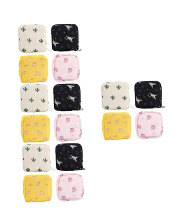 Gleavi 16 pcs storage bag for women's bandage storage women's tapes Storage bag holder Small pocket for the handbag storage bag outdoor pocket outdoors