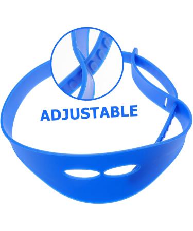 WOFASHPURET Diy Adjustable Silicon Headbands for Men Mens Headband Neckline Shaving Trimming Template Haircut Fading Guide Silicone Hair Trimming Guide Man Scissors Portable Silica Gel 68x4.4cm Blue - Buy Online on GoSupps.com