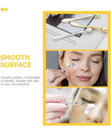 6 Pi ces Cuill re Creuser En M tal Cr mes Pour Les Yeux Applicateur De Cr me Pour Les Yeux Cuill re M langer Cosm tique En M tal Fourniture Pour Les Yeux Rouleau De - Buy Online on GoSupps.com