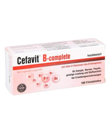 Cefavit B-complete film-coated tablets 100 pieces (1 pack)