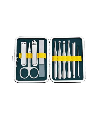 Portable Nail Clippers Stainless Steel Nail Cutter Travel Design with Built in Nail File for Men and Women (Color : Silver A)