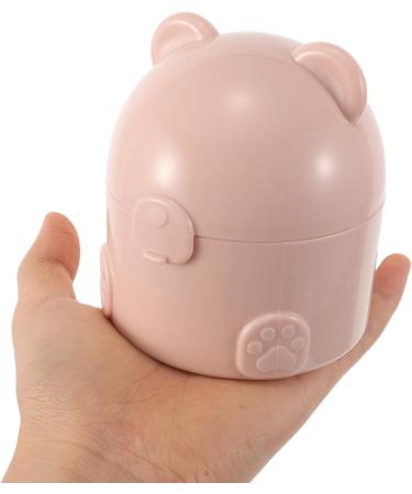 Bocal poudre en plastique avec houppette souple pour maquillage femme et b b rechargeable et portable - de voyage Pink - Buy Online on GoSupps.com