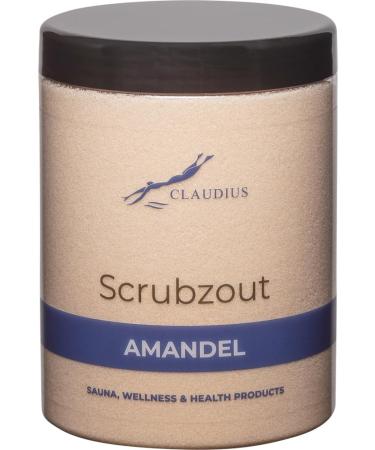Claudius Scrub salt Almond in handy jar 1250 grams