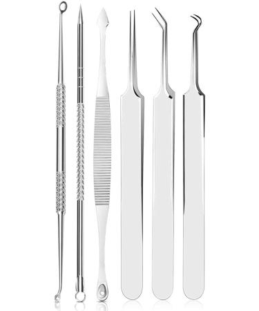 Verdant Touch Portable Blackhead Needle Set Blackhead Needle Set Stainless Steel Aluminum Box Portable Blackhead Extractor Tool Kit for Men Women - Buy Online on GoSupps.com