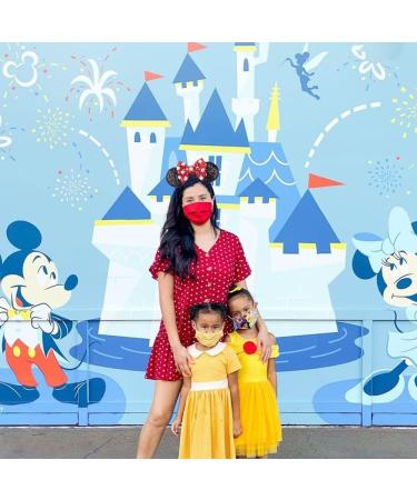 JIAHANG Mic Mouse Ear Headband Sequin Bow Costume Headwear for Women Girls - Red Polka Dot Princess Headpiece - Buy Online on GoSupps.com