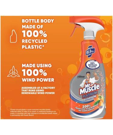 Mr Muscle Platinum Bathroom Trigger 500ml: Powerful Cleaning for a Sparkling Bathroom - Buy Online on GoSupps.com