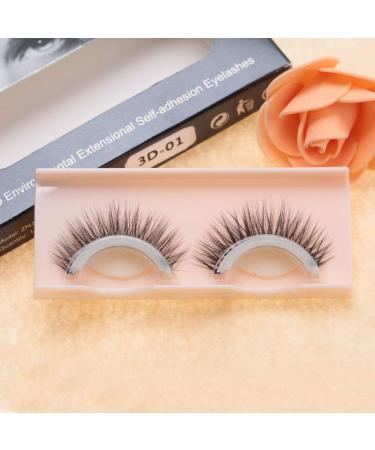 3D Self Adhesive False Eyelashes - Reusable Soft & Comfortable Makeup Extensions - Buy Online on GoSupps.com