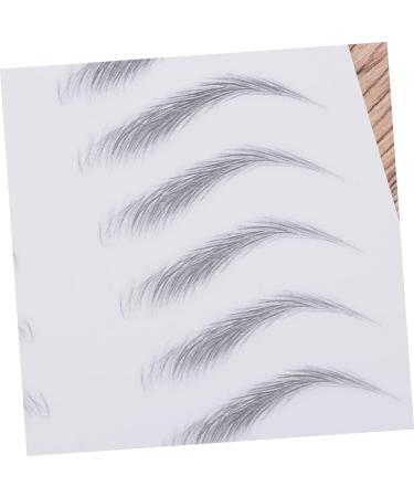 Housoutil 2pcs 3d Eyebrow Stickers Mens Eyebrow Stickers Brow Tool Imitation Eyebrow Human Body 6d Model Head 20.50X15.00X0.20CM Black - Buy Online on GoSupps.com