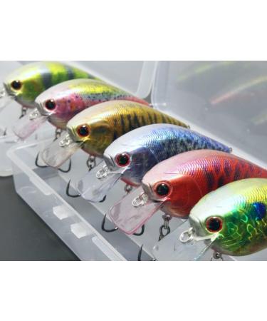 wLure Minnow Crankbait Bass Fishing Lure Jerkbait HC25KB3 with Tackle Box - Buy Online on GoSupps.com