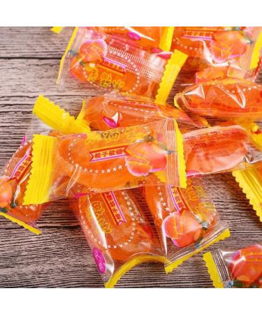 Fruit Juice Fudge Corn candy Orange juice flavored candy fruit gummy candy soft candy healthy nutritious dessert wedding candies New Year Candy Chinese snacks delicious snack gift (Corn 200g) Corn 200g - Buy Online on GoSupps.com