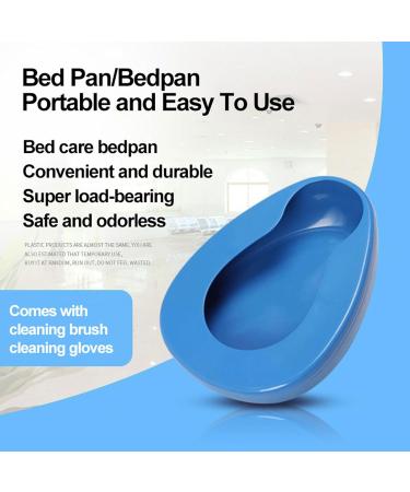 NEDLON Bedpan for Men and Ladies Bed Potty Urinal Unisex Bed Pan for Bedbound Elderly Disabled and Handicapped Users (Color : White) - Buy Online on GoSupps.com