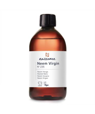 Naissance Huile V g tale De Neem Vierge (No. 235) - 450ml - Vegan - pour Cheveux Ongles Sourcils Cuir Chevelu Peau Corps Et Plante Jardin