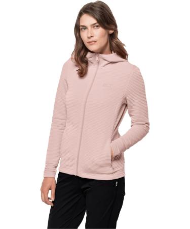 Jack Wolfskin Standard Modesto Hooded Jacket Women XL - Light Blush | Waterproof & Breathable - Buy Online on GoSupps.com