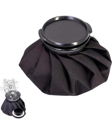 Ice Pack | Instant Waterproof Ice Cold Compress Ice Pack for Hip Shoulder Knee Back Heat and Cold Bag for Swelling Bruises Rossev Black 6 Inches - Buy Online on GoSupps.com