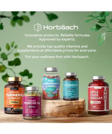 Vitamin B3 Niacin 500mg | 90 Vegan Capsules | Flush Free Nicotinamide Supplement | No Artificial Preservatives | by Horbaach - Buy Online on GoSupps.com