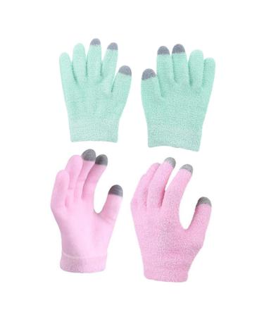 SAFIGLE 2paires Hydratants Pour Mains Lot De Usage Spa Et Soin Peau Avec Gel Hydratant Pour Hommes Et Femmes