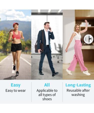 LIGETA Plantar Fasciitis Gel Insoles - Shock Absorbing Orthopedic Insoles for Heel Pain Relief - Medium Size for Men and Women - Buy Online on GoSupps.com