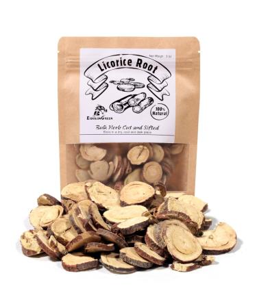 EidolonGreen China Medicinal Herb Licorice Root Tea(Sweet Root/ /Gancao/ /Glycyrrhiza glabra L.) Dried Bulk Herbs 3Oz (88g)