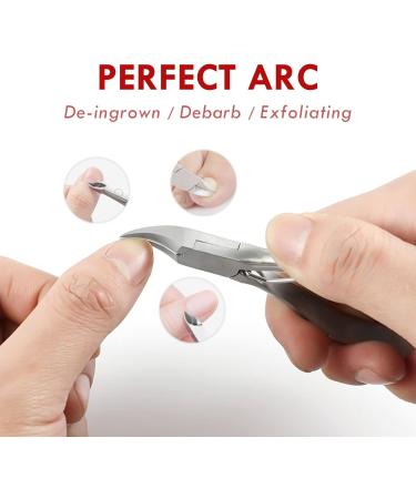 Professional Stainless Steel Cuticle Nippers - Precision Tool for Removing Excess Skin & Barbs on Fingers and Toes | International Shipping - Buy Online on GoSupps.com
