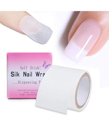 Luvadeyo 3 Rolls of Self-Adhesive Silk Nail Wreck Strengenthening Nail Protection for UV Gel Acrylic Nails Silk Wrap Nail Art Tool Nail Bands Self Stick Fibrelass Silk Wrap - Buy Online on GoSupps.com