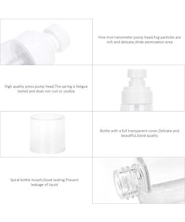 Natudeco 100ml Plastic Spray Bottle Travel Empty Spray Container Small Refillable Liquid Containers Reusable Spray Bottle for Essential Oil Cosmetics Skincare - Buy Online on GoSupps.com