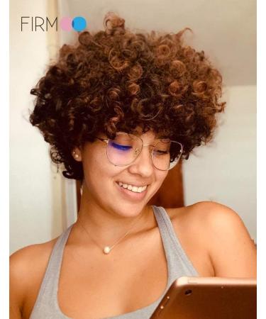 Firmoo Blue Light Blocking Reading Glasses for Women Computer Reader for Phone Screens Gold 0.0x - Buy Online on GoSupps.com
