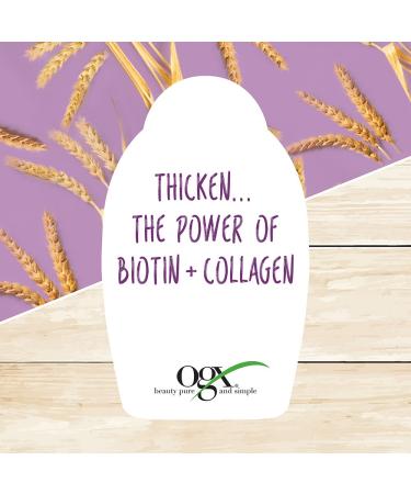 OGX Thick & Full Biotin & Collagen Conditioner 25.4oz Salon Size Bottle | Paraben & Sulfate Free | Nourishing & Strengthening Formula - Buy Online on GoSupps.com