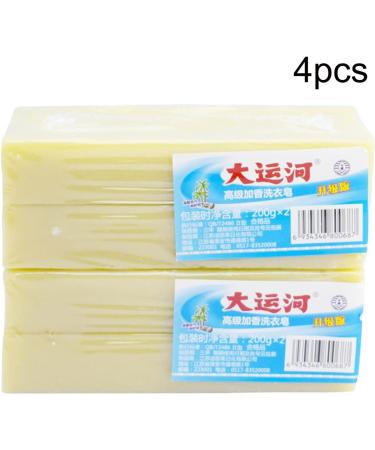 Underwear Cleaning Soap Grand Canal Soap Laundry Soap Bar Powerful Cleaning Soap Bar Gentle and Comfortable to wash Without Hurting Hands (Color : Yellow Size : 4pcs) 4pcs Yellow - Buy Online on GoSupps.com