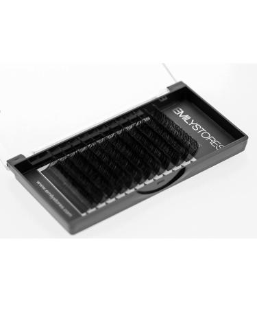 EMILYSTORES Eyelash Extensions - 0.20mm B Curl 15mm Silk Mink Fake Lashes | High-Quality One Tray For Stunning Volume - Buy Online on GoSupps.com