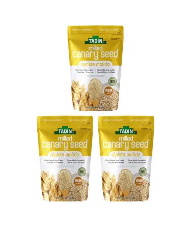 Ground Canary Seed 100% Natural Dietary Supplement for Human Consumption (3 P...