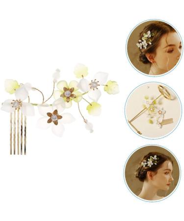 Beaupretty Bridal Headpieces manual bridesmaid New Chinese style Beautiful bride Metal womens headgear flower headpiece for women decoration Blossom Flower Decorations - Buy Online on GoSupps.com