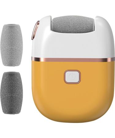 Electric Foot Scrubber File - Callus Remover with USB Charging for Dead Skin Dead Skin Foot Care Callus Remover Rechargeable Waterproof Foot File Yellow - Buy Online on GoSupps.com