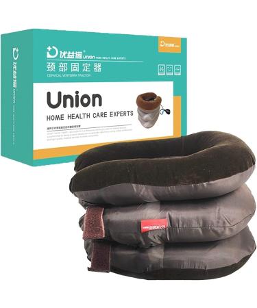 SSDDDLZEQ Samnuerly Cervical Neck Traction Device | Inflatable Neck Decompression Unit for Home Pain Relief & Muscle Strain Treatment - Buy Online on GoSupps.com