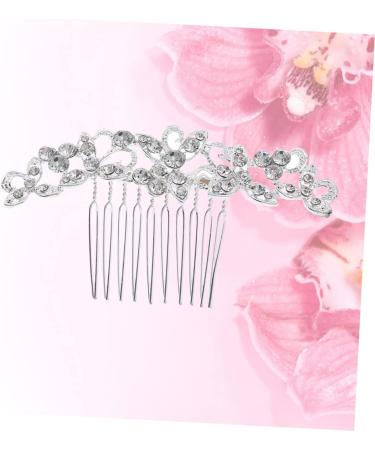 DOITOOL Tiara Hair Barrettes Rhinestone Bobby Pins Wedding Hair Clip Wedding Hair Barrette Bridesmaid Hair Accessories Photography Props Fashion Headwear Bride Hair Comb Headgear - Buy Online on GoSupps.com