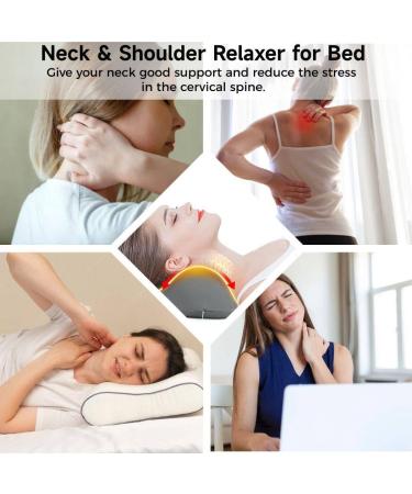Neck Support Cushions | Cervical Alignment USB Heating Memory Foam Pillow for Relaxation | Shop Internationally - Buy Online on GoSupps.com