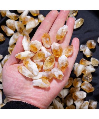 50G Natural Gemstone Citrine Crystal Raw Stone Stone Rough Yellow Quartz Collection Home Decoration Stone Mineral Specimen - Buy Online on GoSupps.com