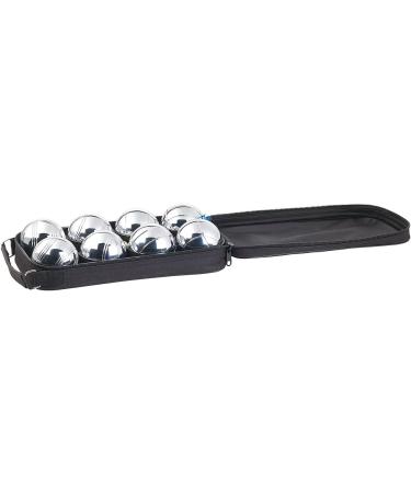 Premium Pearl Boules Balls Set - 8 Metal & 1 Wooden Ball for Boules & Boccia Game | Perfect Gift for Men - Includes Spacer & Bag - Buy Online on GoSupps.com
