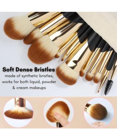 EDMIRE 10pcs Makeup Brushes Set - Foundation, Eyeshadow, and Eyebrow Brushes for Women - Perfect Gift for Anniversary, Valentine, Birthday - Buy Online on GoSupps.com