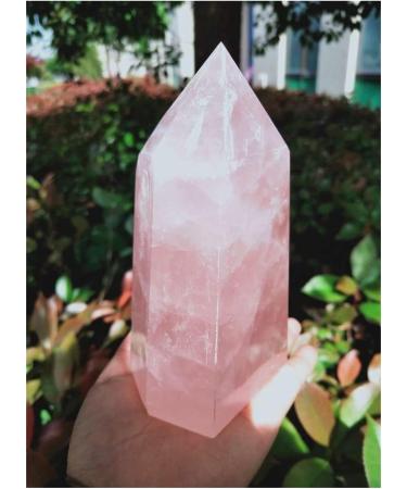 Shop JUKUCKV Rose Quartz Crystal Points - Spiritual Support & Home Decoration | Natural Pink Quartz Decor - Buy Online on GoSupps.com